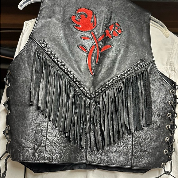 P I D Genuine Leather Paragon International Leather USA ladies vest - Picture 3 of 3